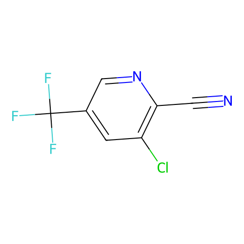 3-Chloro-5-(trifluoromethyl)pyridine-2-carbonitrile structure