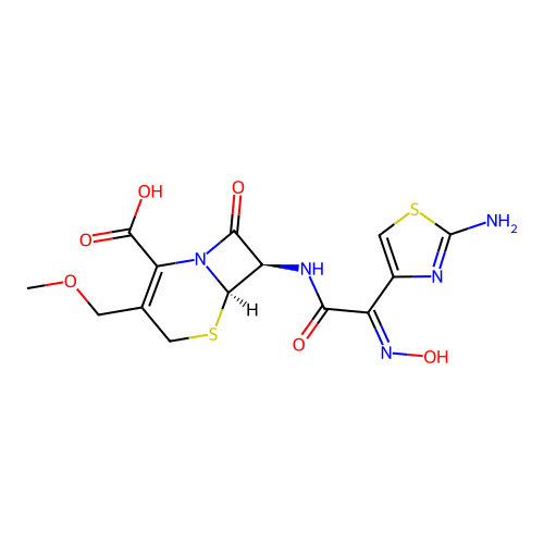头孢达肟 structure