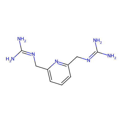 Guanidine, ((2,6-pyridylidene)dimethylene)di- structure