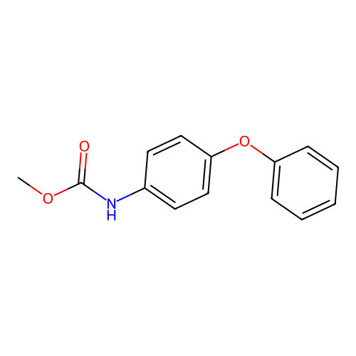 Methyl (4-phenoxyphenyl)carbamate structure