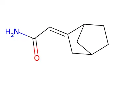 2-(2-Bicyclo[2.2.1]heptanylidene)acetamide structure