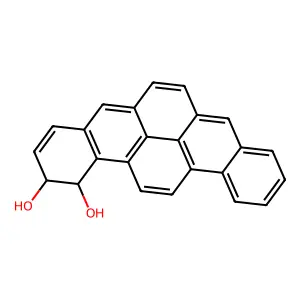 Benzo(rst)pentaphene-1,2-diol, 1,2-dihydro- structure