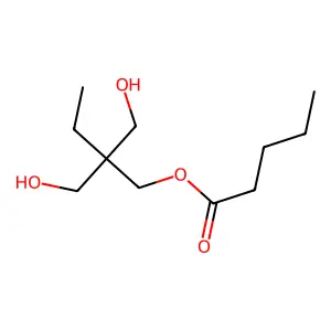 2,2-Bis(hydroxymethyl)butyl pentanoate structure
