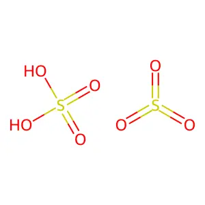 发烟硫酸 structure