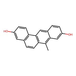Benz(a)anthracene-3,9-diol, 7-methyl- structure