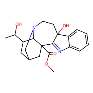Heyneanine hydroxy-indolenine structure