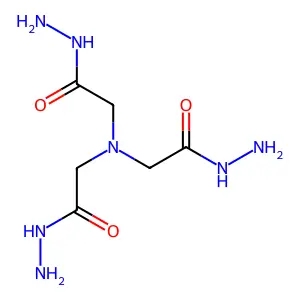 N,N-双(2-肼基-2-氧代乙基)甘氨酸酰肼 structure