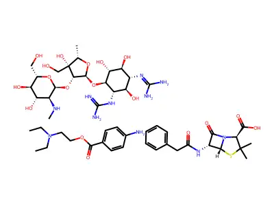 Penicillin dihydrostreptomycin structure