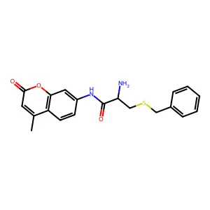 7-苄基半胱氨酰-4-甲基香豆素酰胺 structure