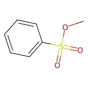 Methyl benzenesulfonate structure