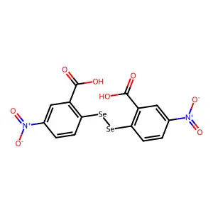 6,6'-Diselenobis-(3-nitrobenzoic acid) structure