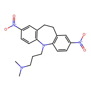 2,8-二硝基丙咪嗪 structure
