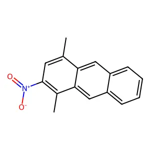Anthracene, dimethylnitro- structure