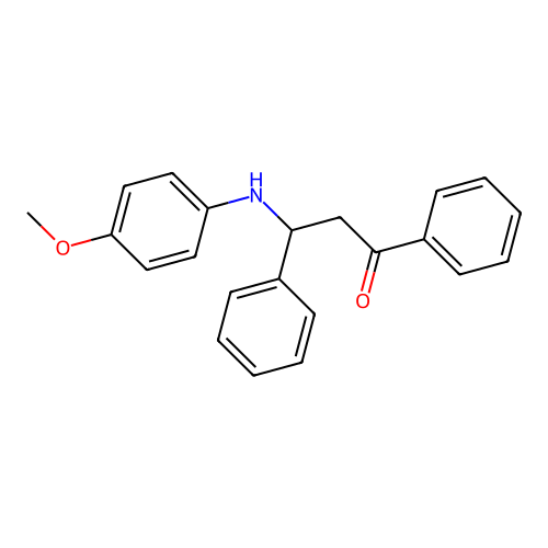 1-Propanone, 3-[(4-methoxyphenyl)amino]-1,3-diphenyl- structure