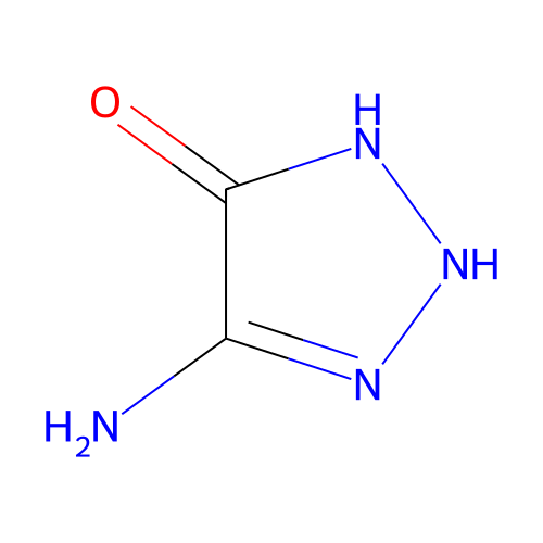 4-Amino-1,2-dihydrotriazol-5-one structure