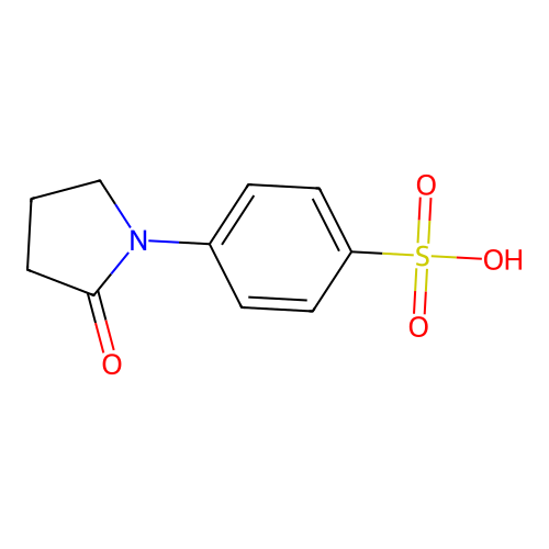 4-(2-Oxopyrrolidin-1-yl)benzenesulfonic acid structure