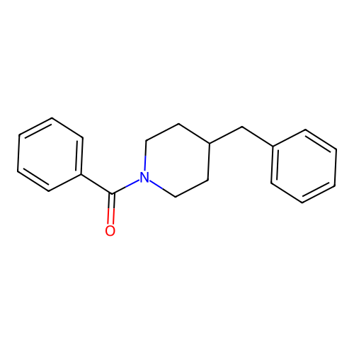 (4-Benzylpiperidin-1-yl)-phenylmethanone structure