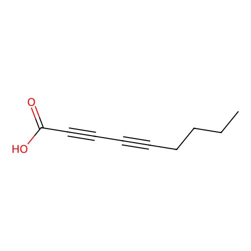 2,4-壬二炔酸 structure