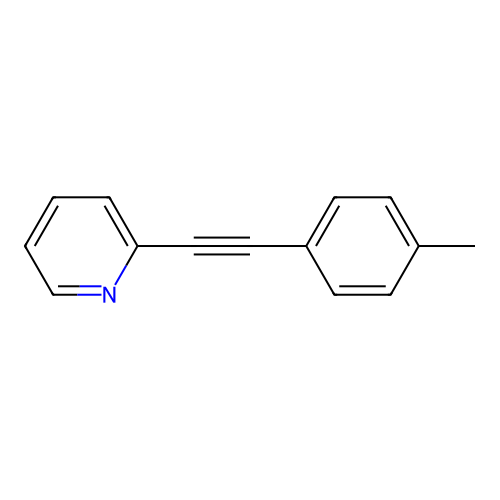 Pyridine, 2-[(4-methylphenyl)ethynyl]- structure