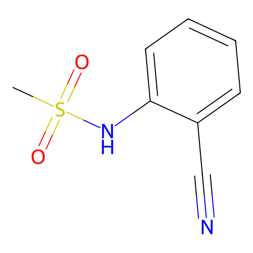 N-(2-Cyanophenyl)methanesulfonamide structure