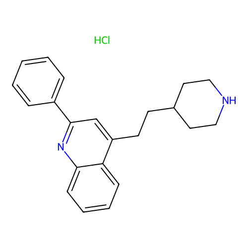 Pipequaline hydrochloride structure