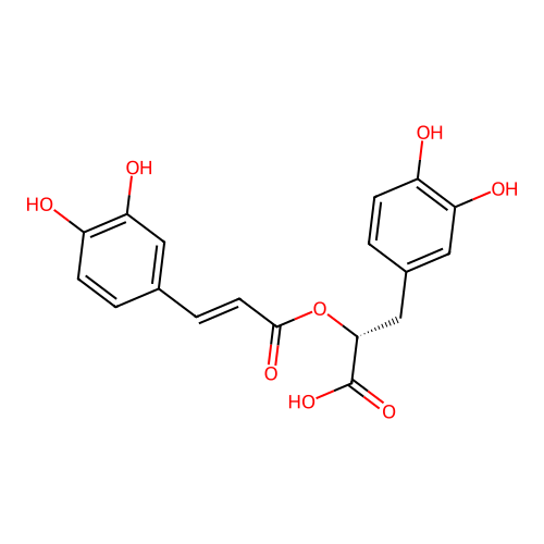 迷迭香酸 structure