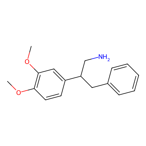 2-(3,4-Dimethoxyphenyl)-3-phenylpropan-1-amine structure