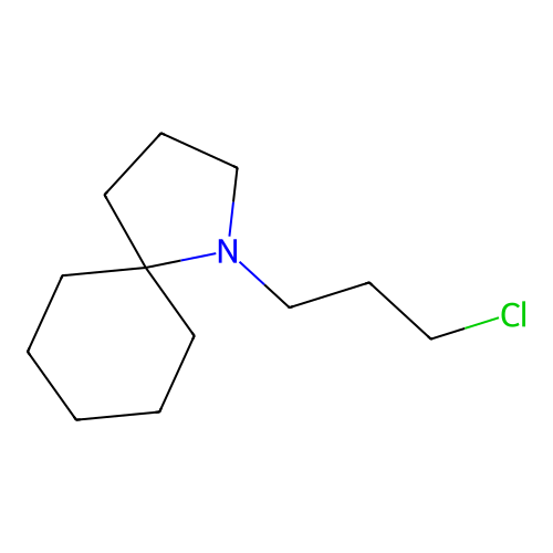 1-(3-Chloropropyl)-1-azaspiro[4.5]decane structure