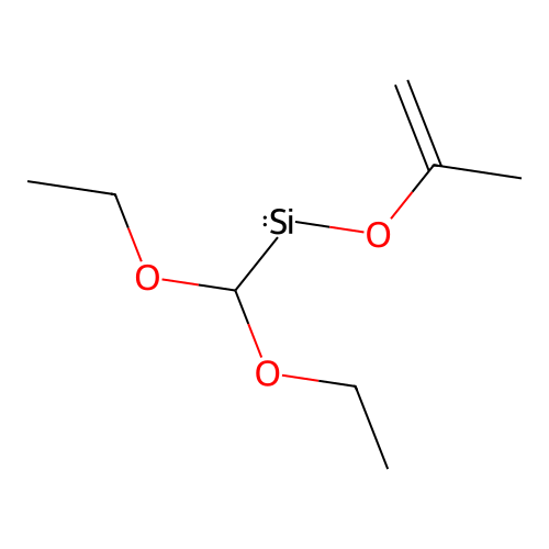 diethoxymethyl[ oxy]silane structure