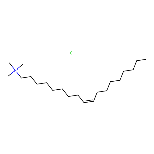 Oleyltrimethylammonium chloride structure