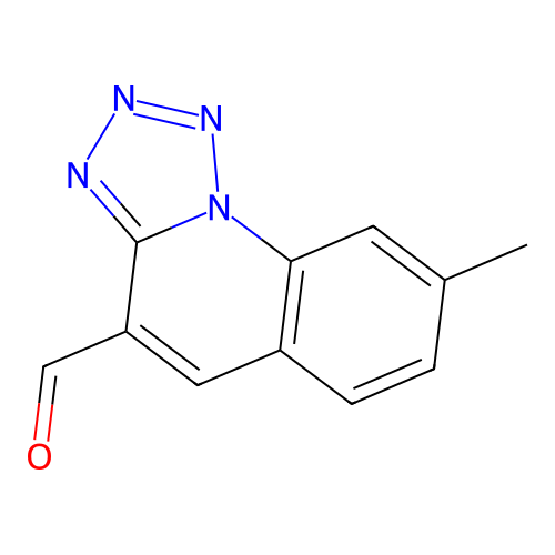 8-Methyltetraazolo[1,5-a]quinoline-4-carbaldehyde structure