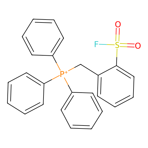 2-((Triphenylphosphoranyl)methyl)benzenesulfonyl fluoride structure