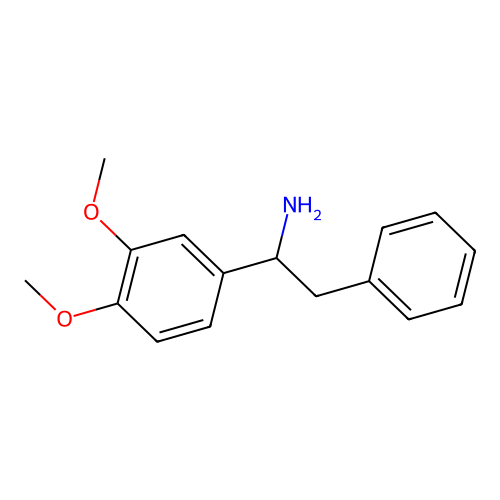 alpha-(3,4-Dimethoxyphenyl)benzeneethanamine structure
