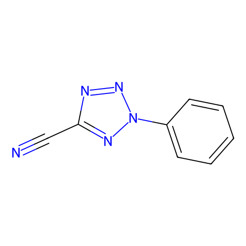 2-Phenyltetrazole-5-carbonitrile structure