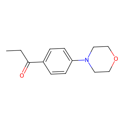 4'-Morpholinopropiophenone structure