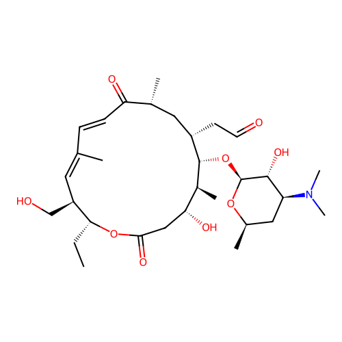 4'-Deoxymycaminosyltylonolide structure