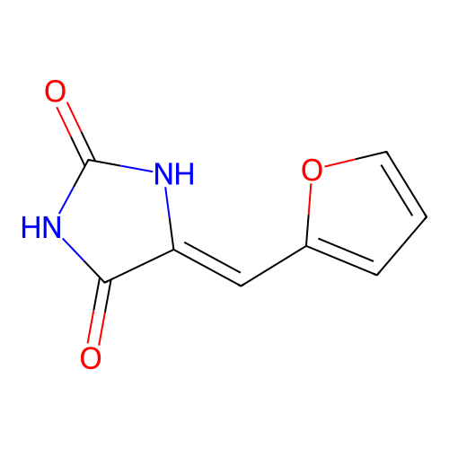 5-(2-Furanylmethylidene)imidazolidine-2,4-dione structure