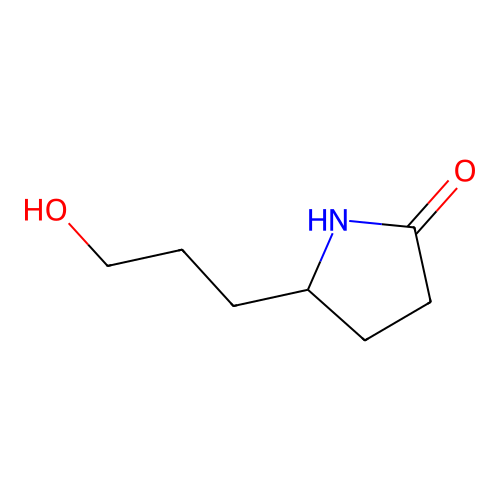 5-(3-Hydroxypropyl)pyrrolidin-2-one structure