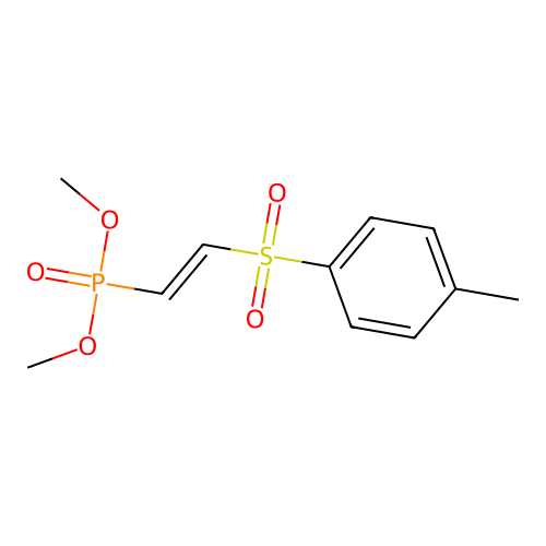 1-[(E)-2-dimethoxyphosphorylethenyl]sulfonyl-4-methylbenzene structure