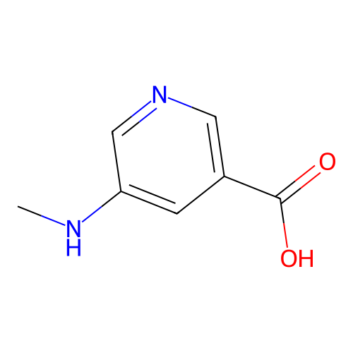 5-(Methylamino)pyridine-3-carboxylic acid structure