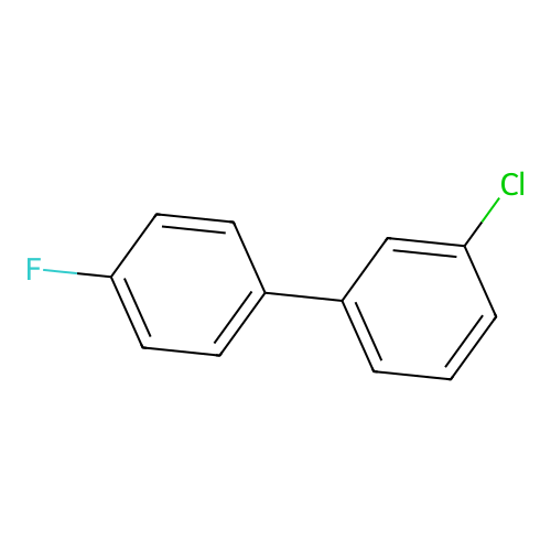 1,1'-Biphenyl, 3-chloro-4'-fluoro- structure
