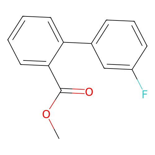 Methyl 2-(3-fluorophenyl)benzoate structure