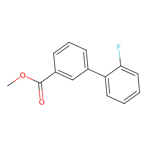 Methyl 2'-fluoro[1,1'-biphenyl]-3-carboxylate structure