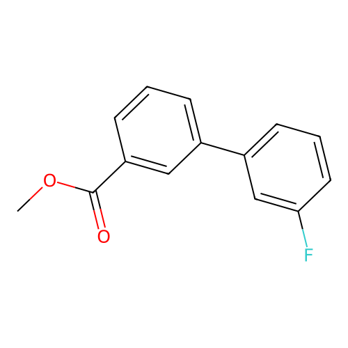 Methyl 3'-fluoro[1,1'-biphenyl]-3-carboxylate structure