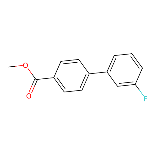 Methyl 3'-fluoro(1,1'-biphenyl)-4-carboxylate structure