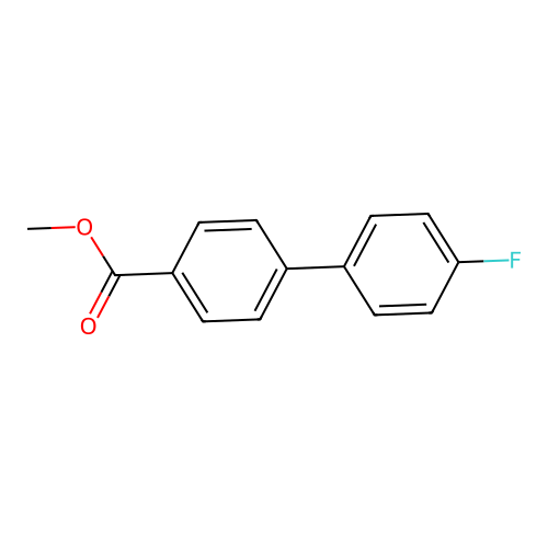 Methyl 4'-fluoro-1,1'-biphenyl-4-carboxylate structure
