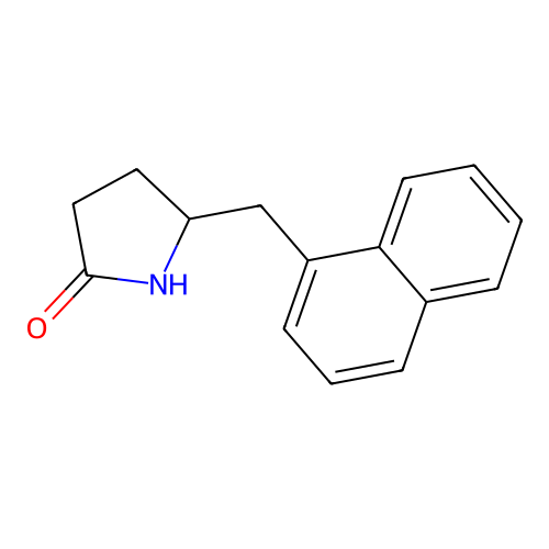 5-[(Naphthalen-1-yl)methyl]pyrrolidin-2-one structure