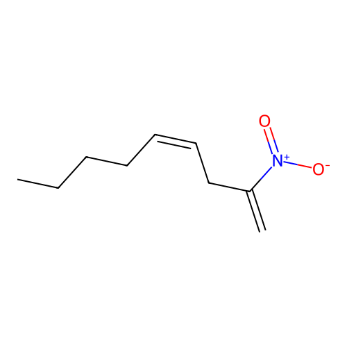 1,4-Nonadiene, 2-nitro-, (Z)- structure