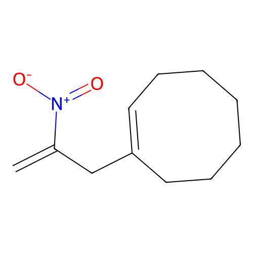 1-(2-Nitroprop-2-enyl)cyclooctene structure