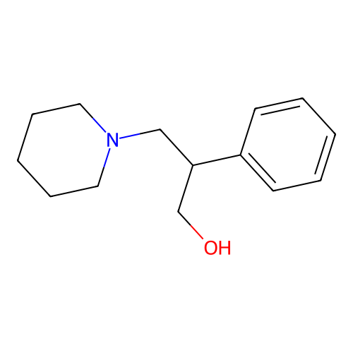 2-Phenyl-3-piperidin-1-yl-propan-1-ol structure